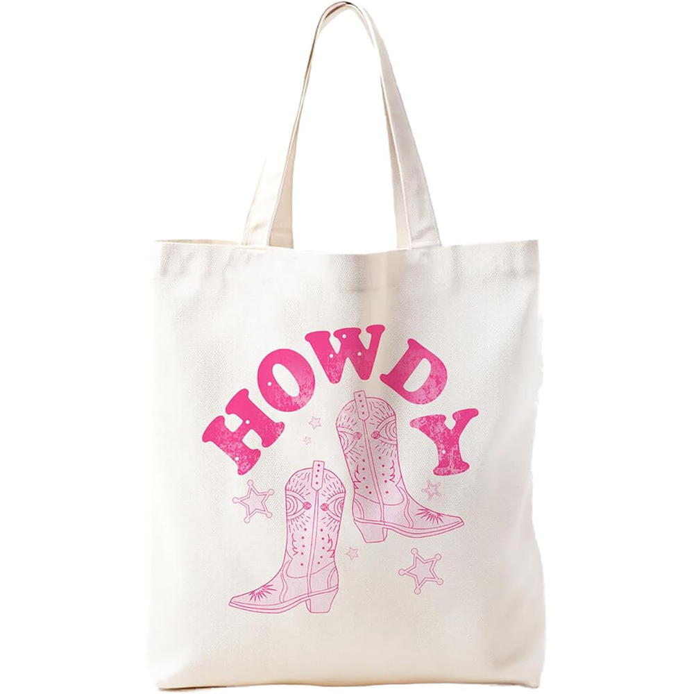 Custom Canvas Tote Bag with Logo | Reusable Cotton Shopping Bag for Work, Travel, or Gifts