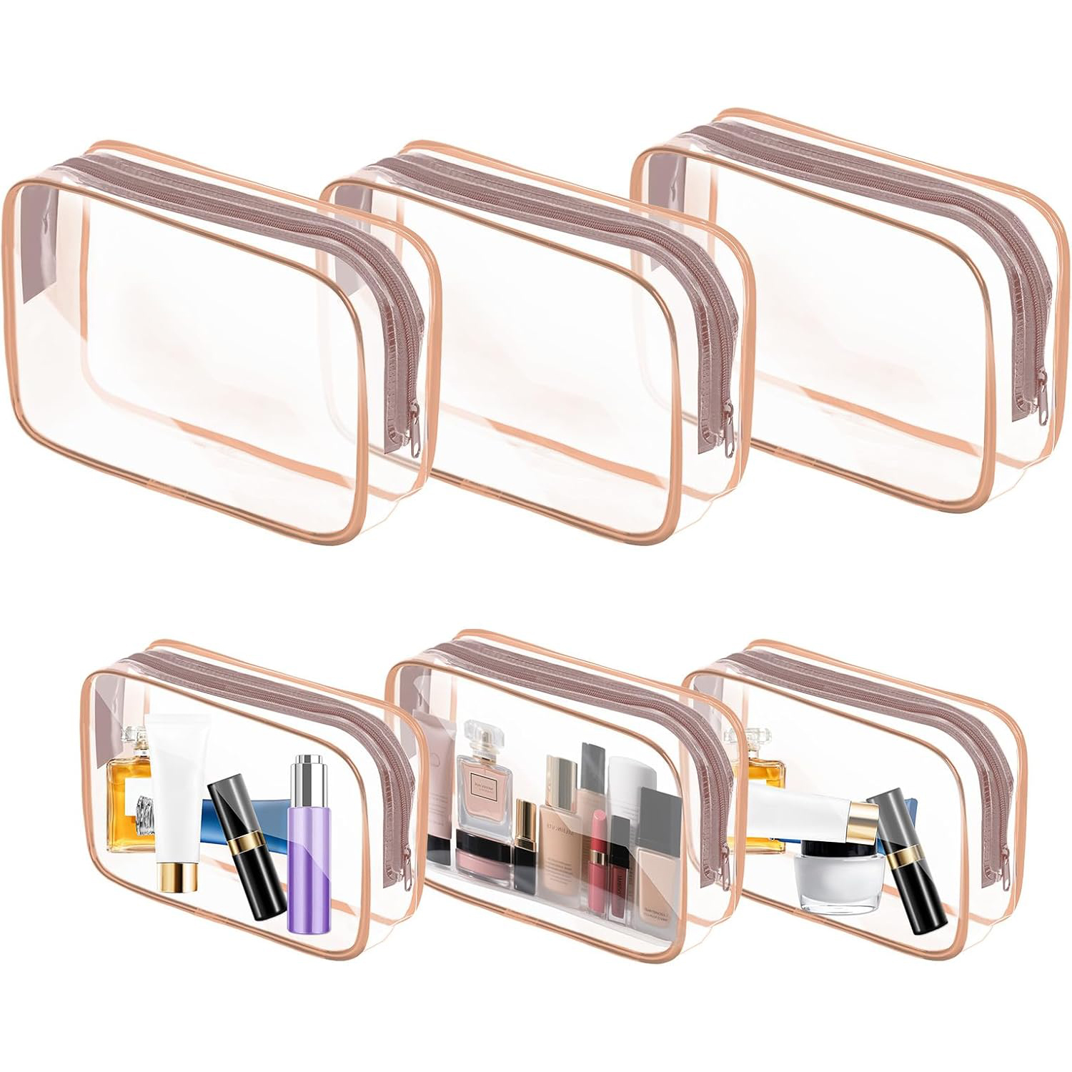 Wholesale Custom Logo Clear Travel Toiletry Bag Set – Waterproof PVC Organizer
