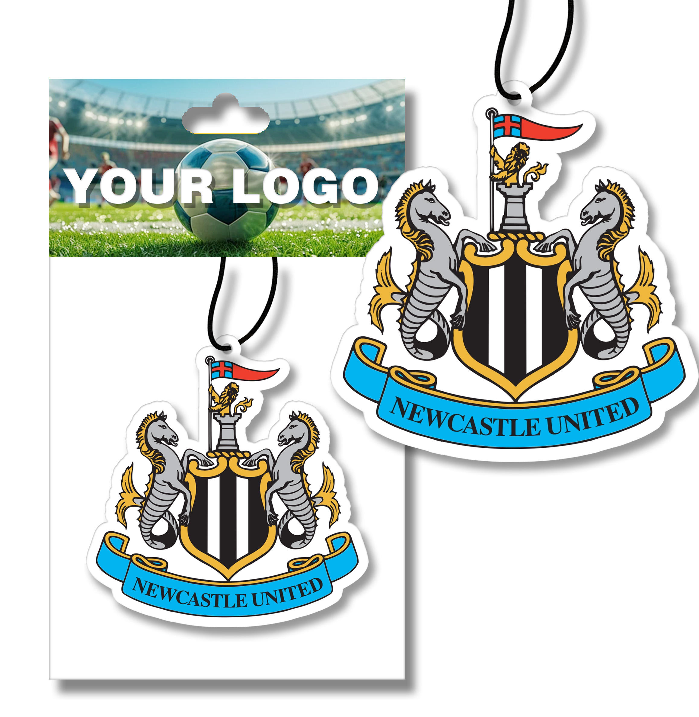 Custom Die Cut Paper Car Air Freshener For Gift