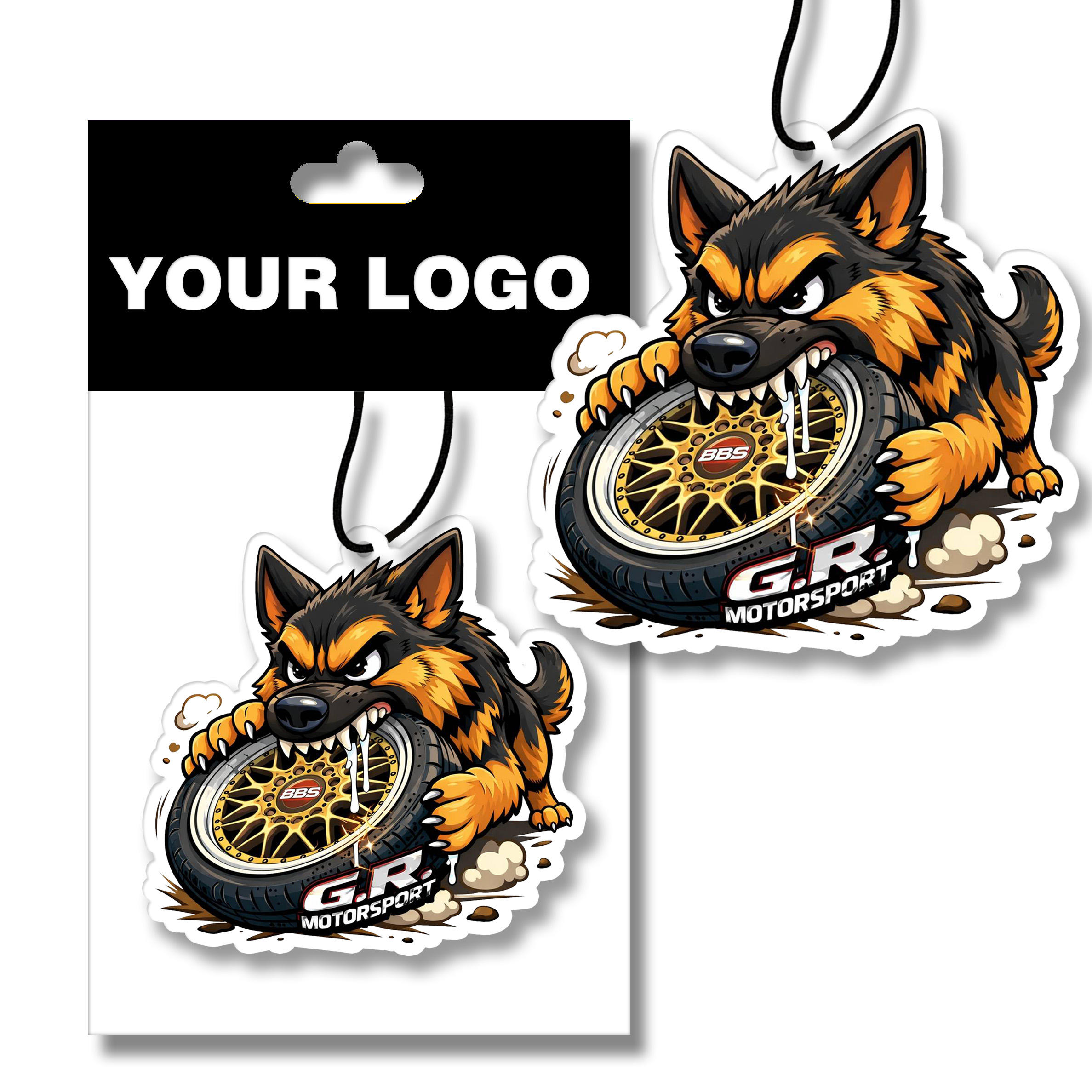 50 Pack Decor Custom Logo Paper Car Air Freshener