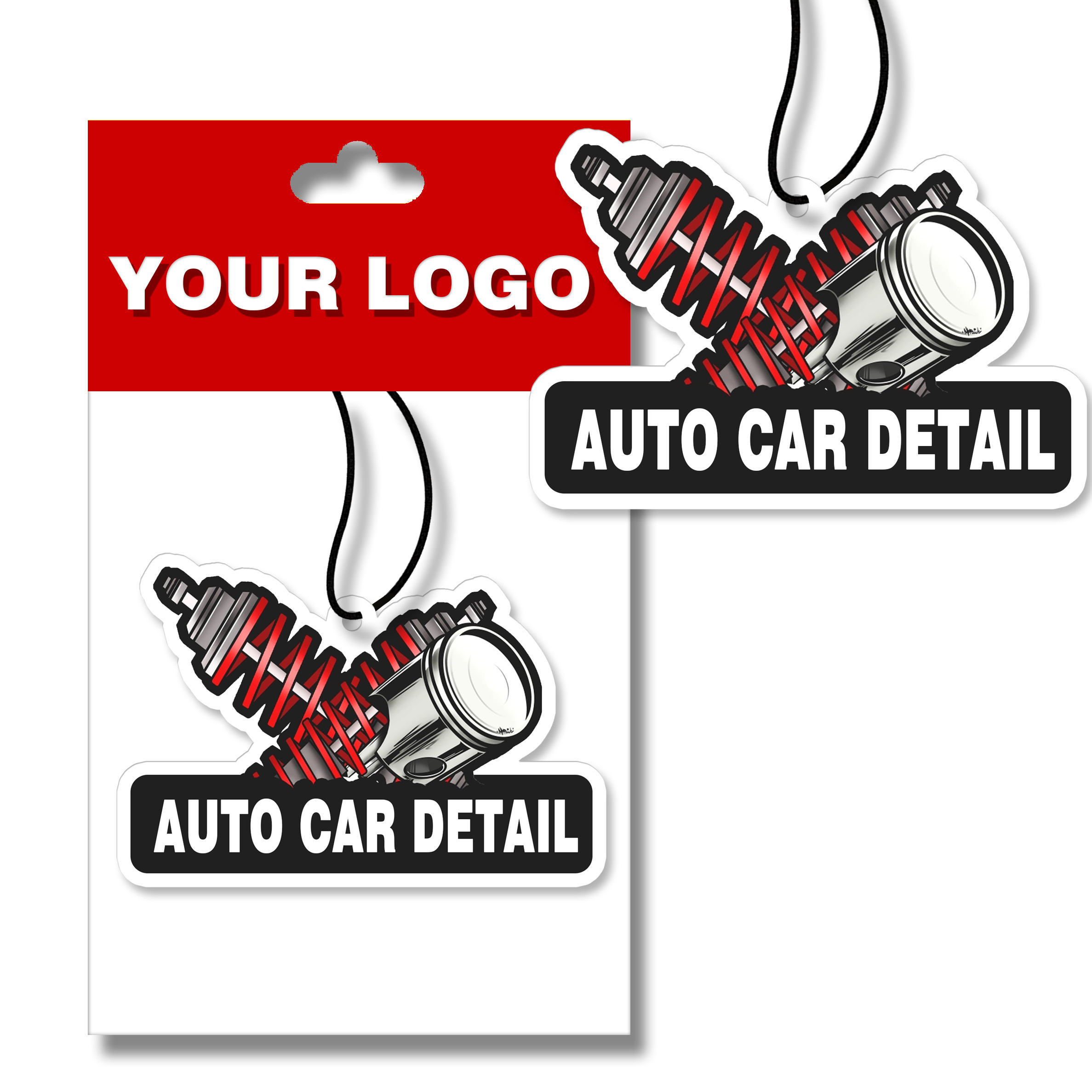50 Pack Decor Custom Logo Paper Car Air Freshener