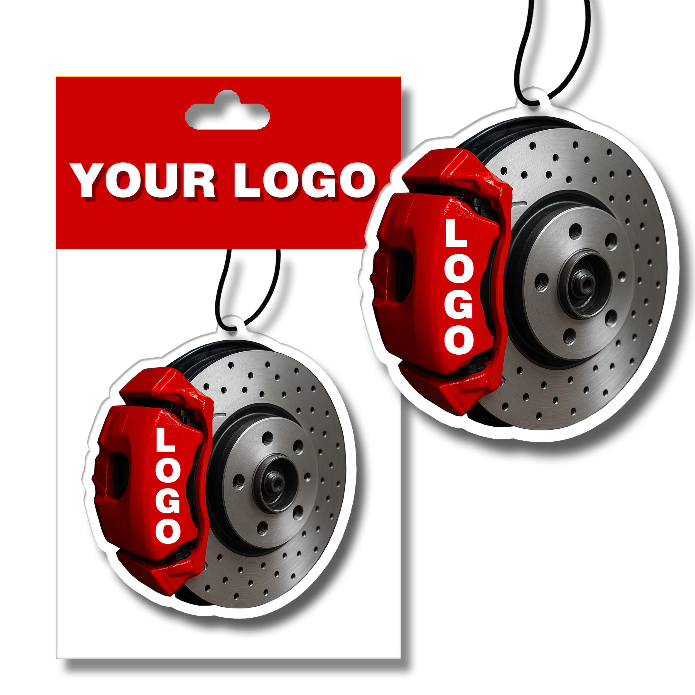 50 Pack Decor Custom Logo Paper Car Air Freshener