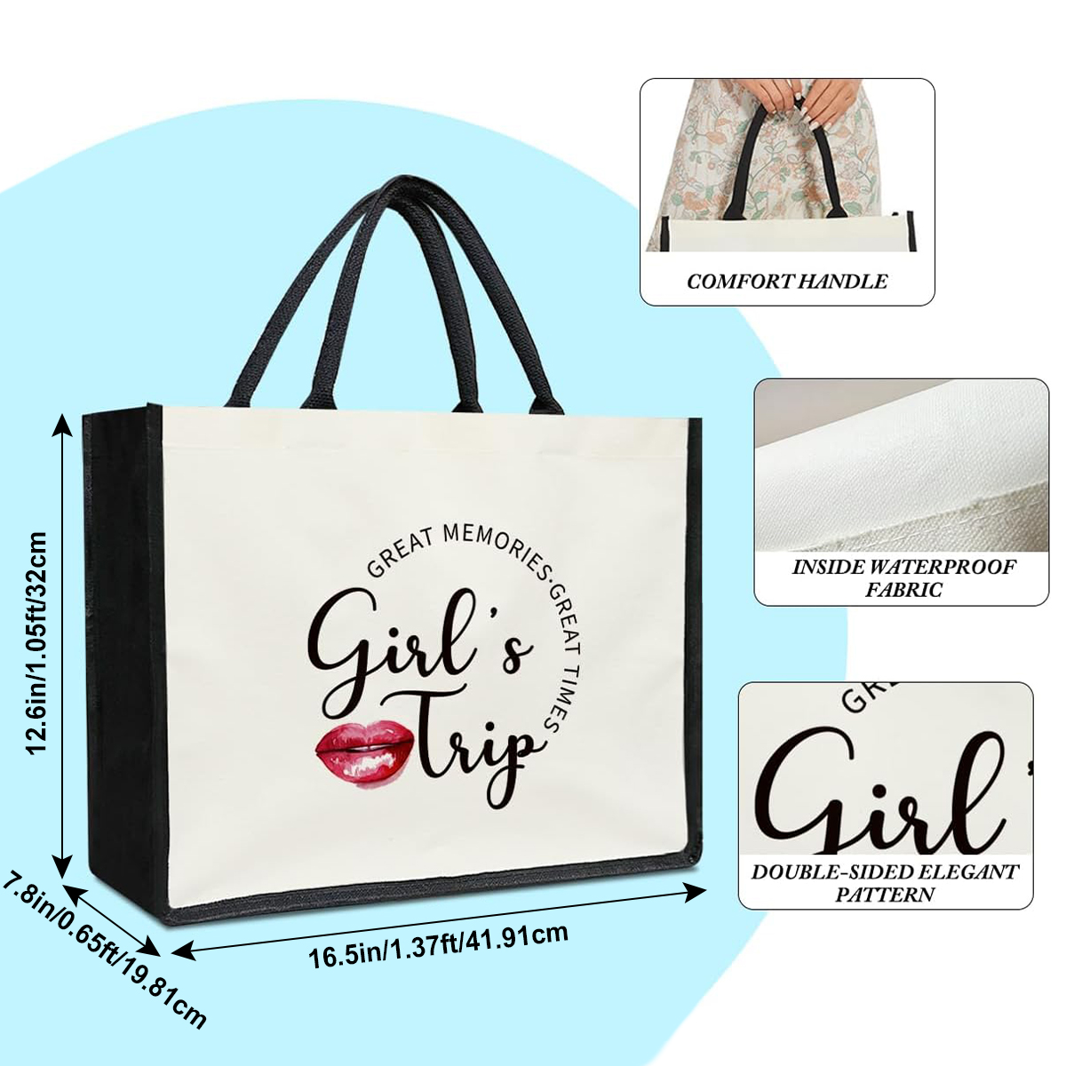 Custom Canvas Tote Bag for Business Branding | Bulk Personalized Logo Tote Bags