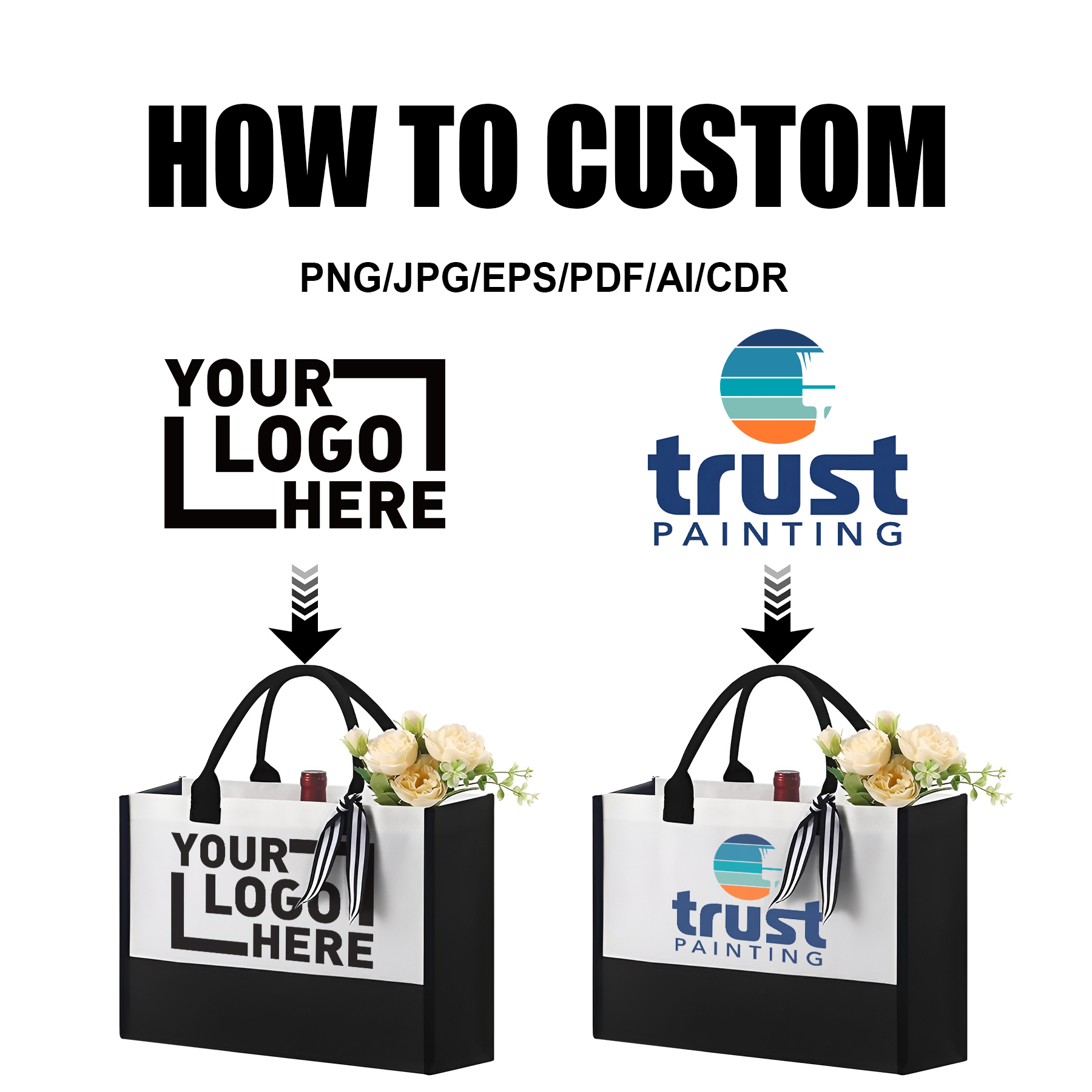 Customized Canvas Tote Bags | Bulk Logo Printing for Corporate & Event Use