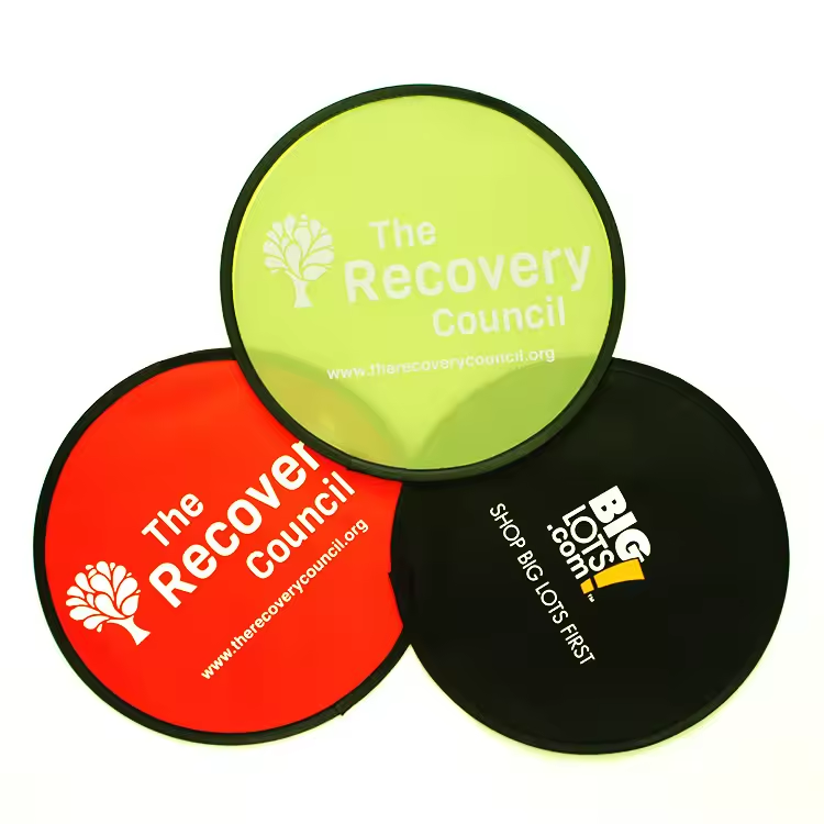 Custom Flip-Out Flyer Fan | Foldable Flying Disc Fan with Logo for Events & Promotions