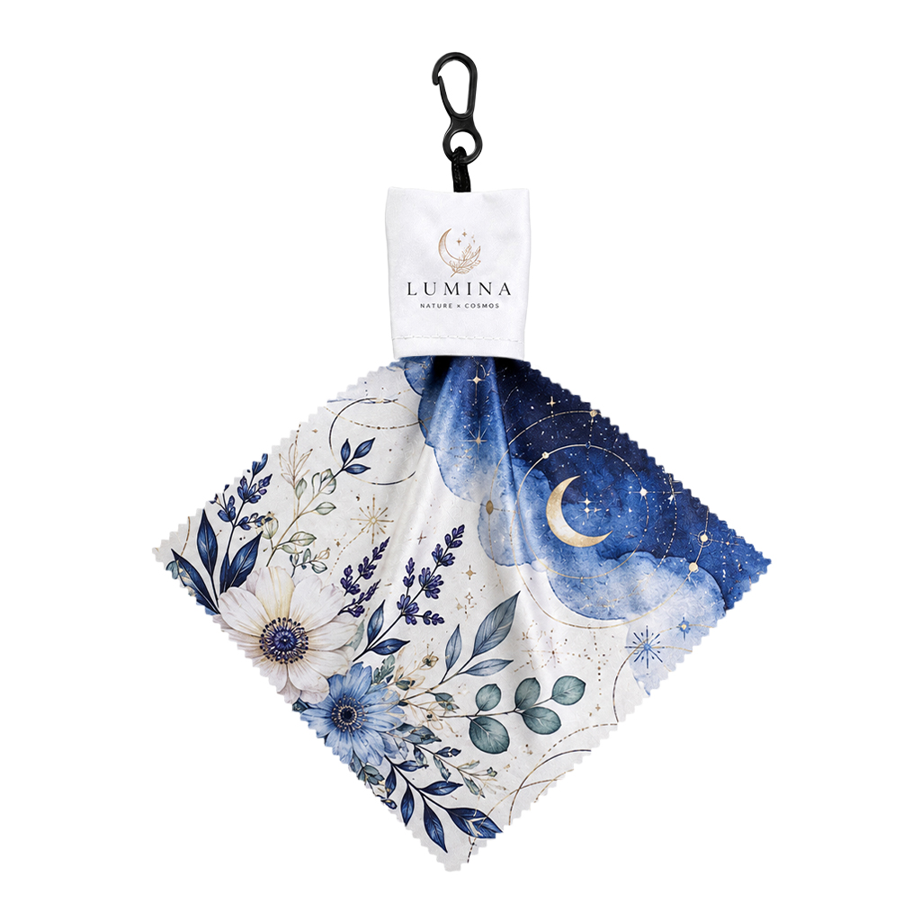 Personalized Microfiber Lens Cleaning Cloth with Custom Logo Pouch and Keychain