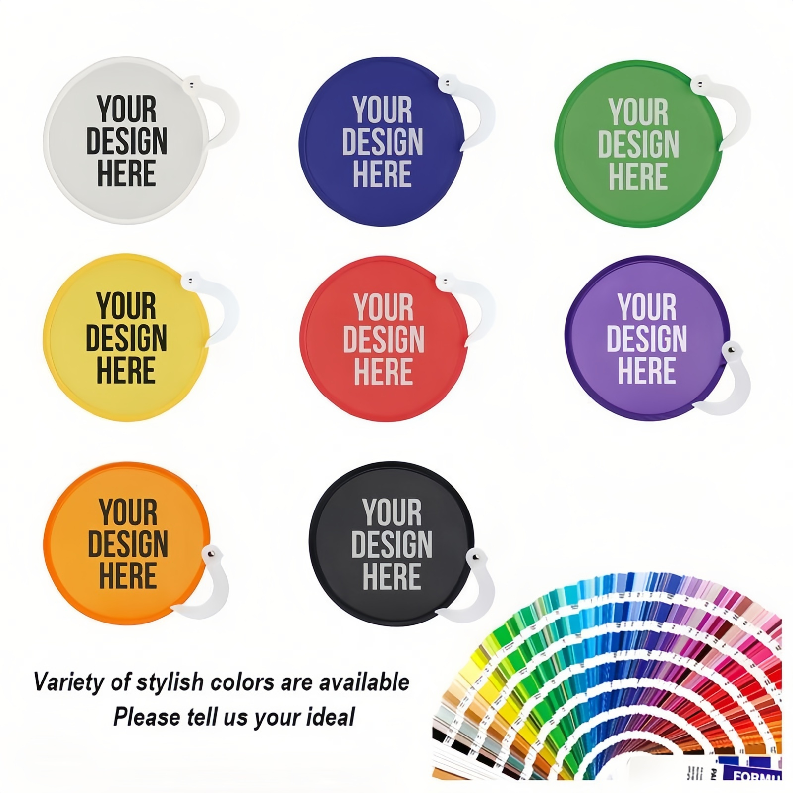 Custom Twist Fold Hand Fan | Collapsible Nylon Hand Fan with Handle