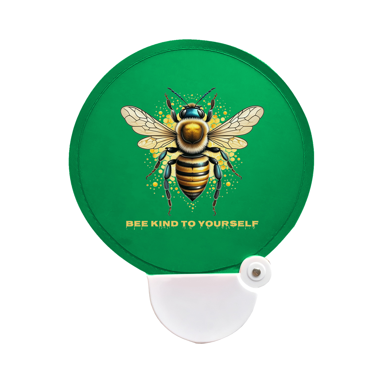 Custom Collapsible Hand Fan with Handle | Twist Fold Nylon Fan for Events & Promotions