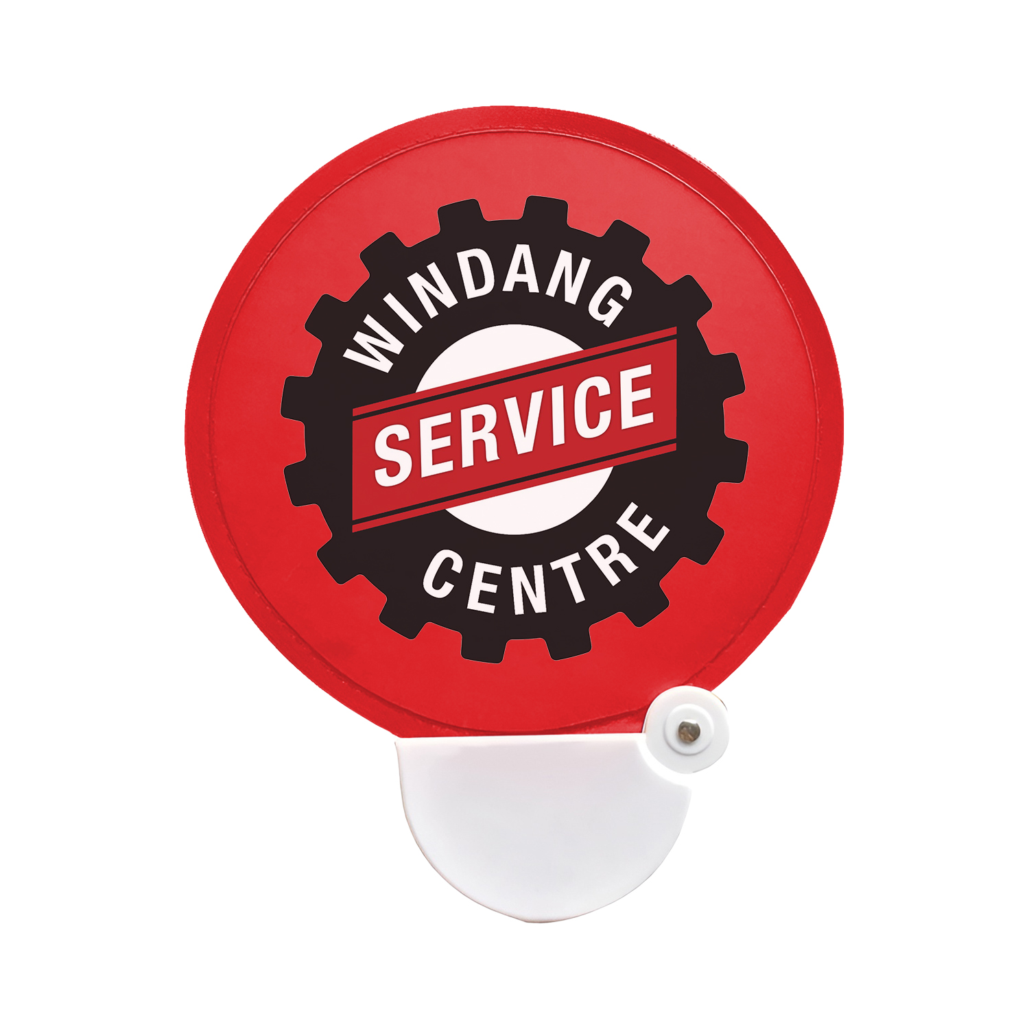 Custom Collapsible Hand Fan with Handle | Twist Fold Nylon Fan for Events & Promotions