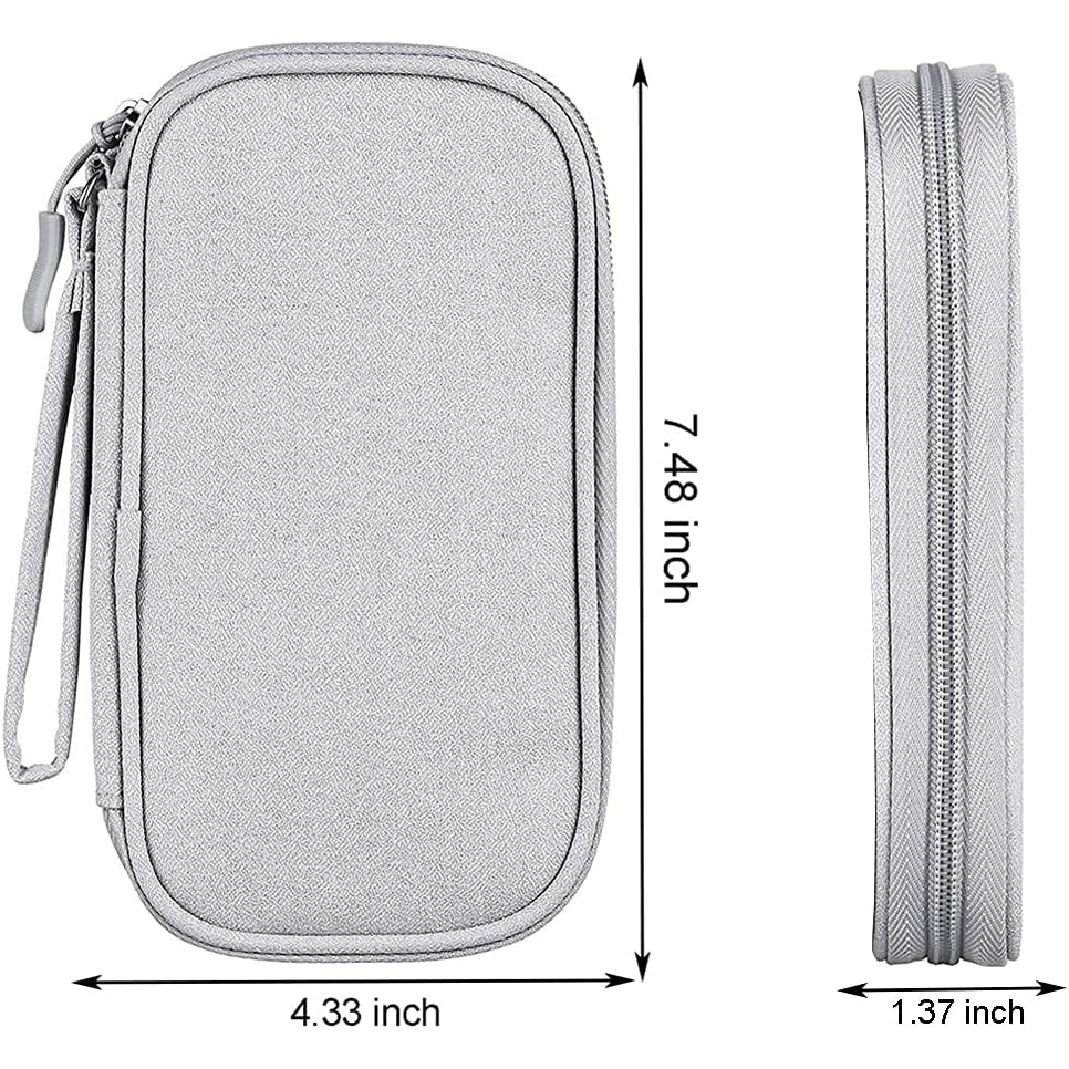 Wholesale Custom Logo Electronic Organizer Travel Case – Polyester Cable Storage Bag