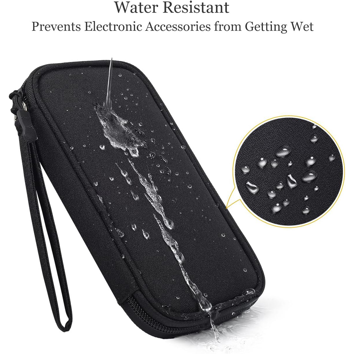 Wholesale Custom Logo Electronic Organizer Travel Case – Polyester Cable Storage Bag