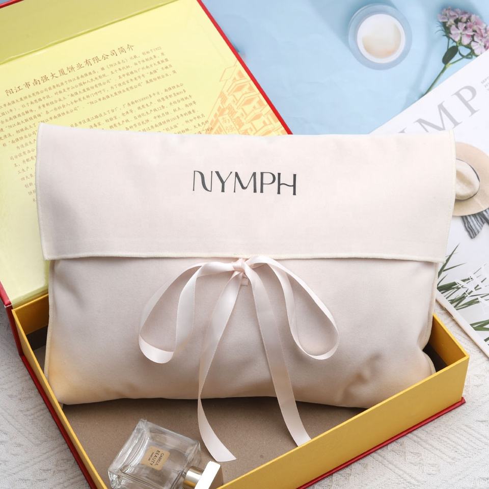 Personalized Envelope Dust Bags for Cosmetic, Jewelry & Handbag Storage