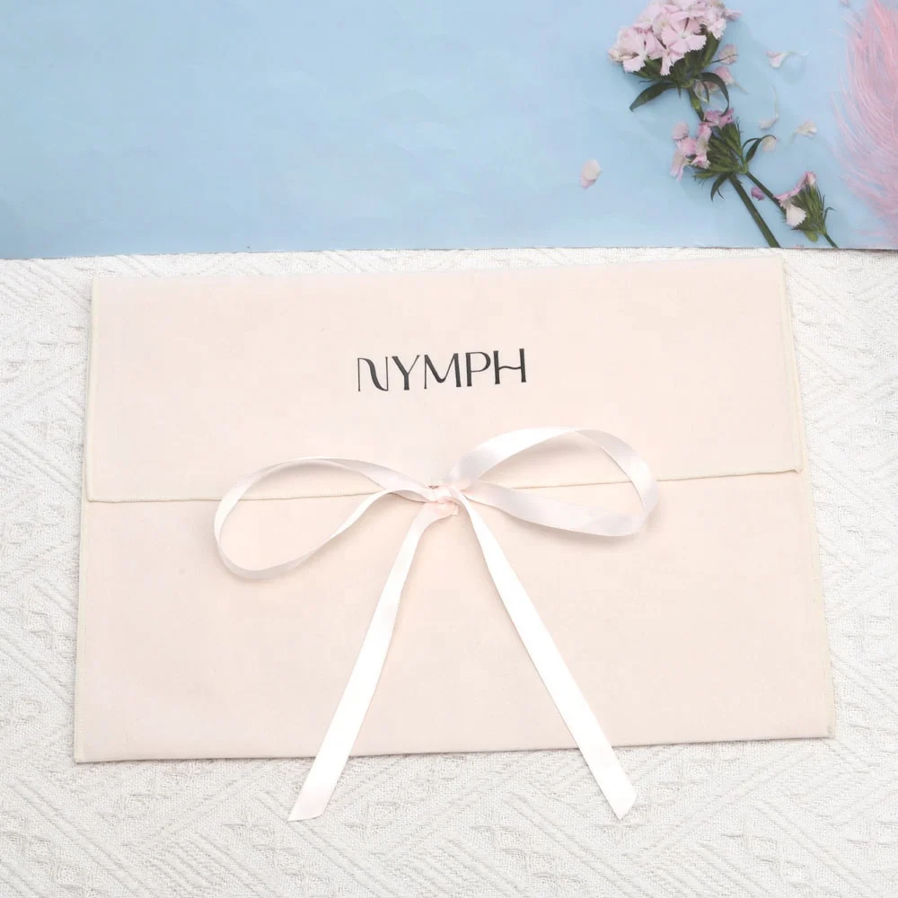 Personalized Envelope Dust Bags for Cosmetic, Jewelry & Handbag Storage