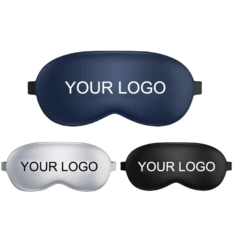 Personalized Sleep Eye Mask Adjustable Soft Sleeping Aid with Logo