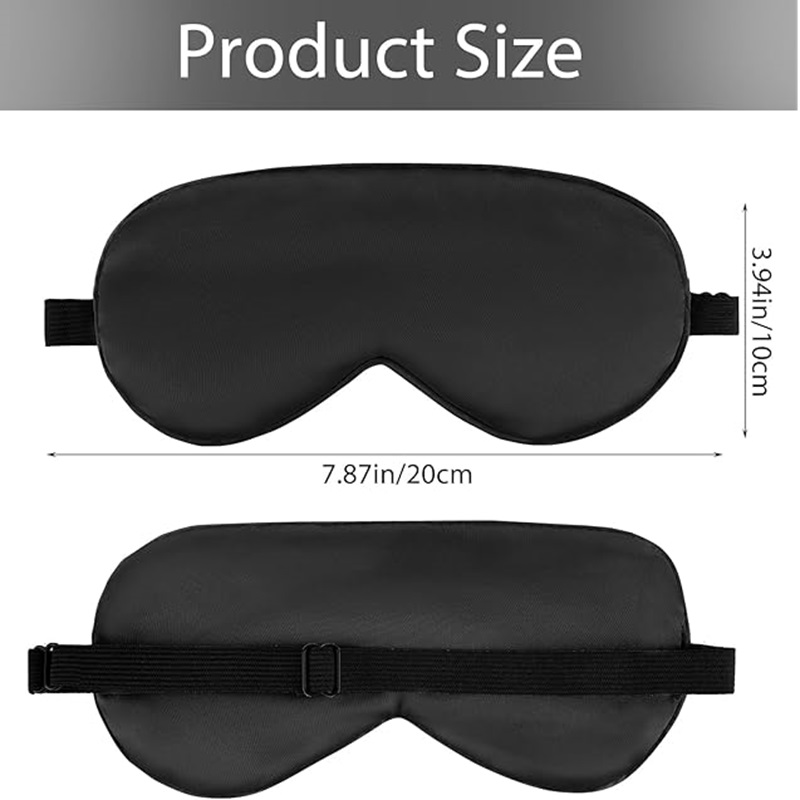 Personalized Sleep Eye Mask Adjustable Soft Sleeping Aid with Logo