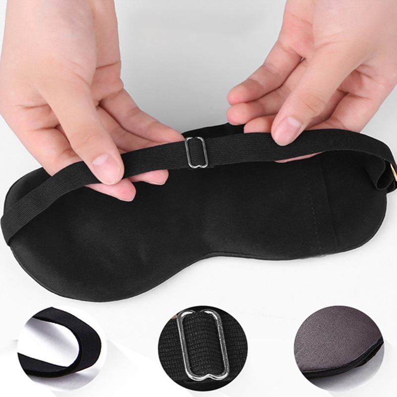 Personalized Sleep Eye Mask Adjustable Soft Sleeping Aid with Logo