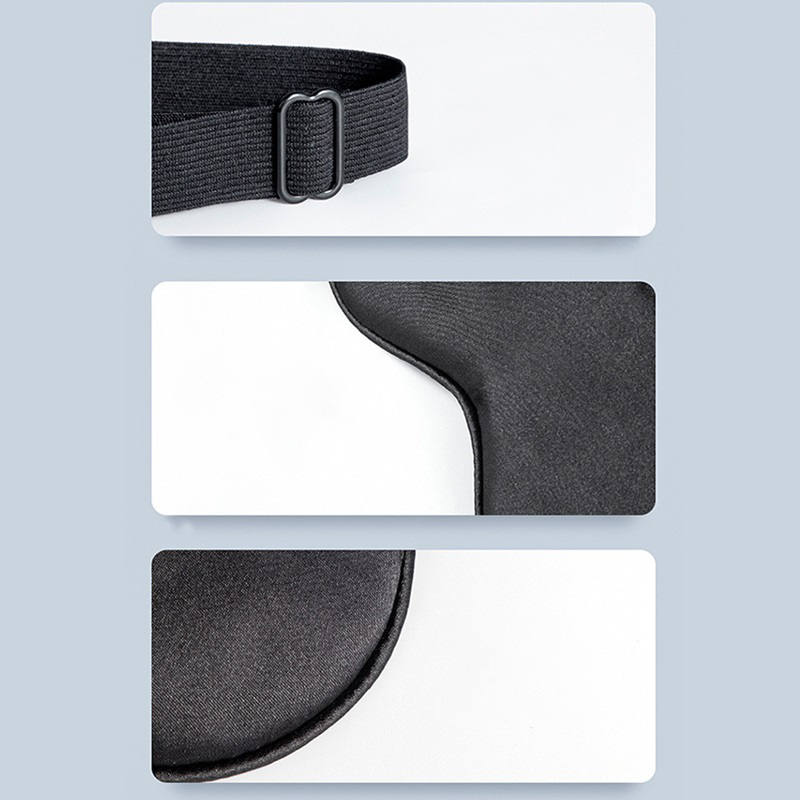 Personalized Sleep Eye Mask Adjustable Soft Sleeping Aid with Logo