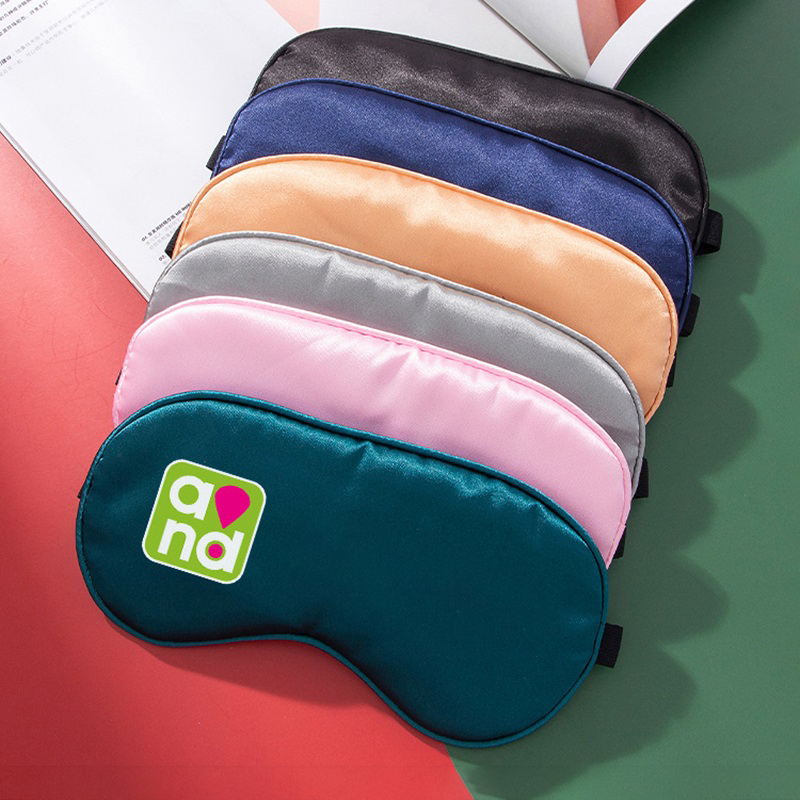 Personalized Sleep Eye Mask Adjustable Soft Sleeping Aid with Logo