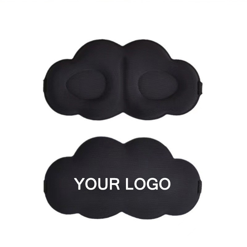 Custom Cloud-Shaped Sleep Eye Mask Adjustable with Logo