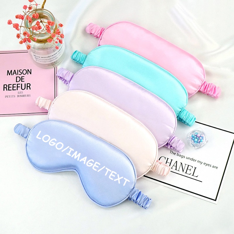 Custom Sleep Eye Mask Soft Sleeping with Elastic Band
