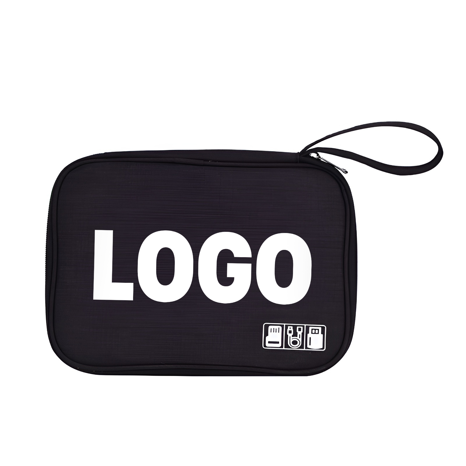 Fashion Electronic Accessory Organizer – Portable Travel Zippered Bag