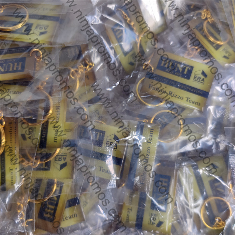 Custom Acrylic Keychain-Die Cut and Logo Printed