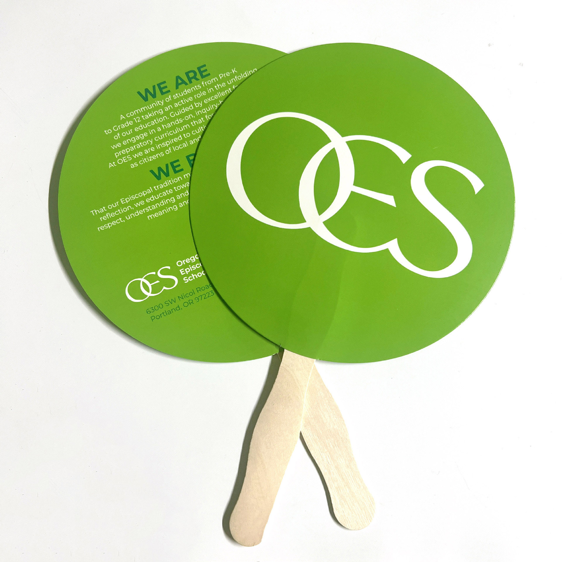 Custom Shape Paper Hand Fan with Your Logo Summer Printed Fan For Giveaways