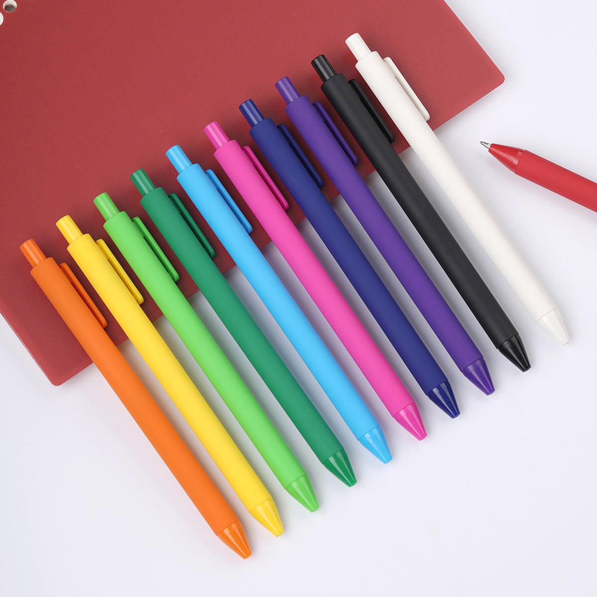 Custom Promotional Gel Pen Retractable Black Ink Pen for Office & School