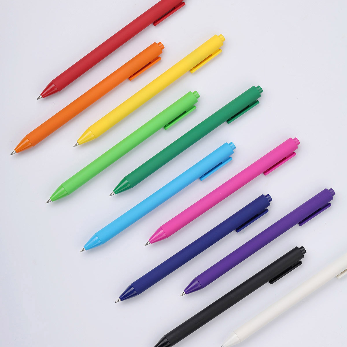 Custom Promotional Gel Pen Retractable Black Ink Pen for Office & School