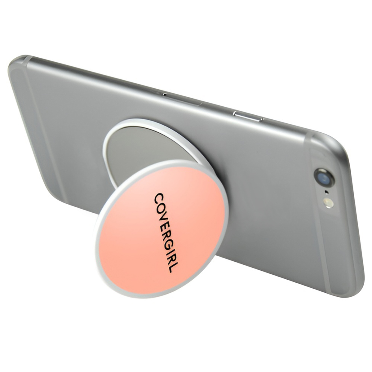 Promotional Round Double-sided Mirror Phone Stand Logo Printing Decoration