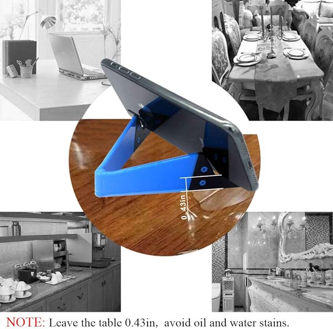 500pcs Versatile V-Shaped Folding Phone Stand Portable Mini Holder for Every Occasion