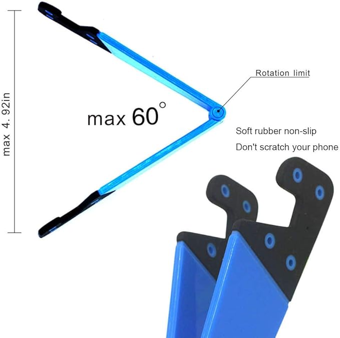 500pcs Versatile V-Shaped Folding Phone Stand Portable Mini Holder for Every Occasion