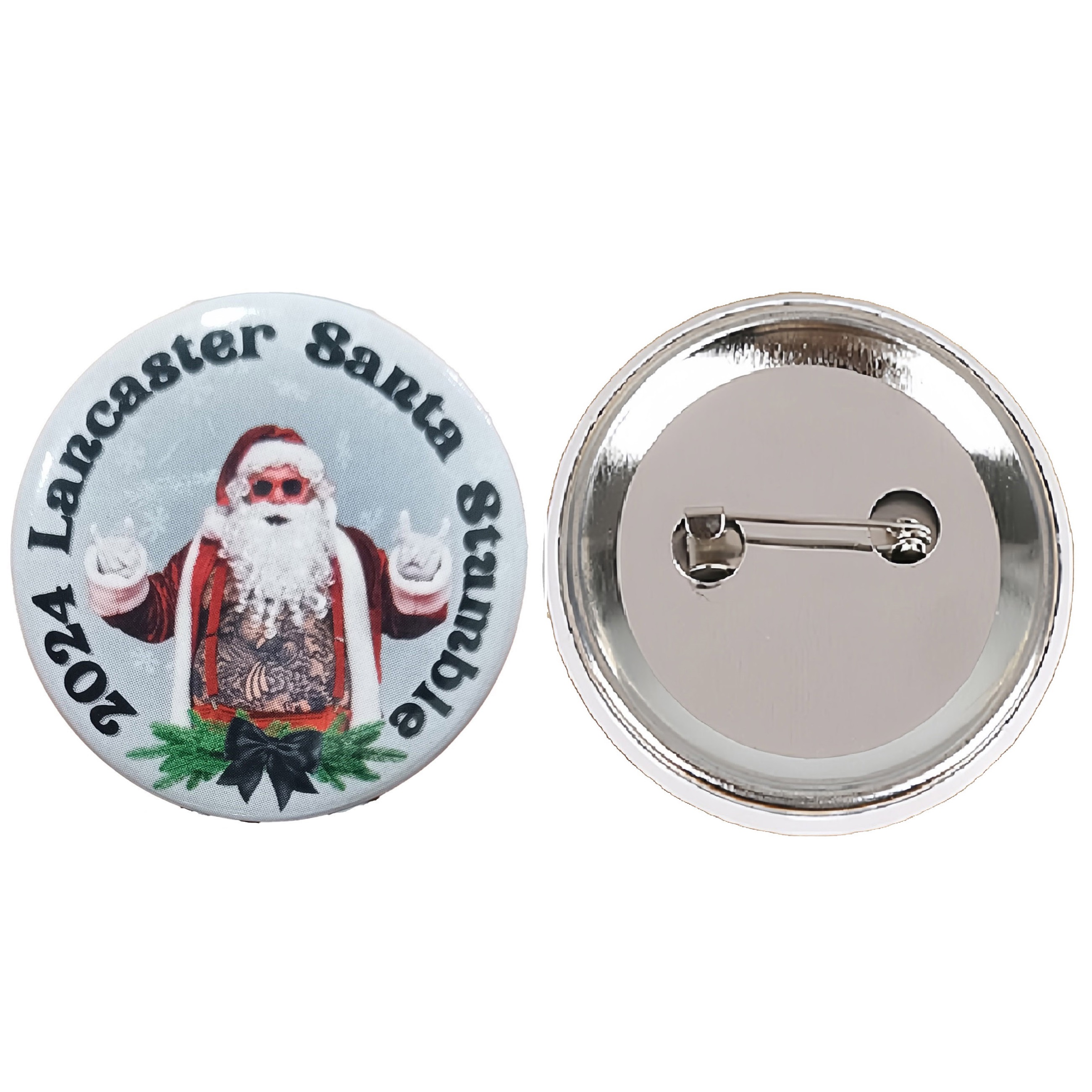 Custom Round Button Pins with Full Color Logo