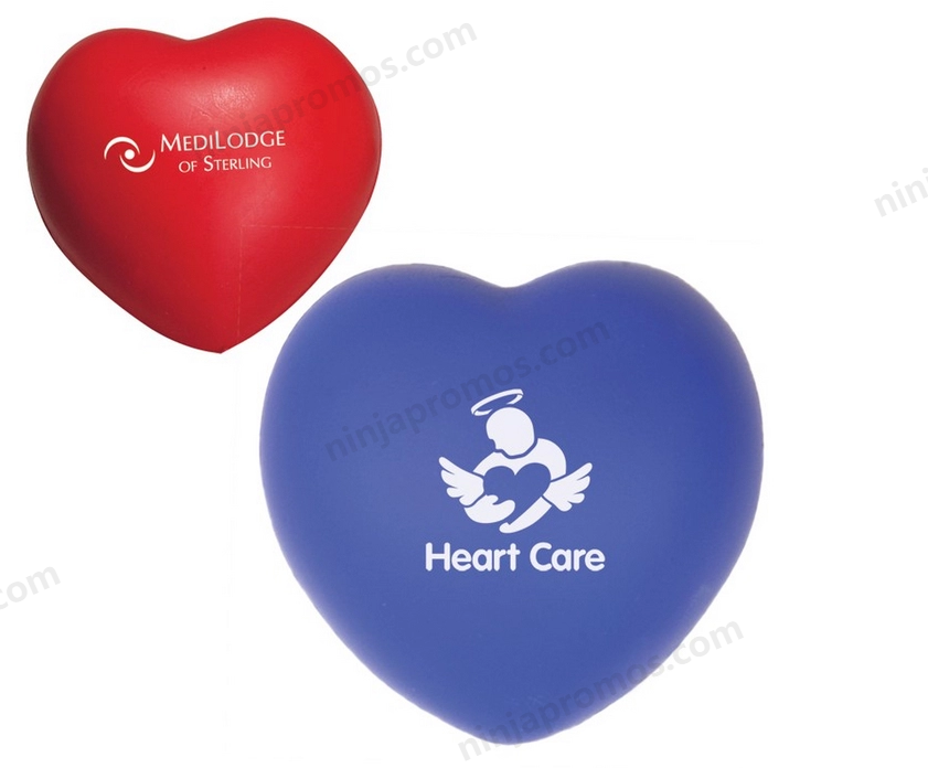 Wholesale Custom Logo PU Foam Stress Ball Heart Stress Reliever For Love
