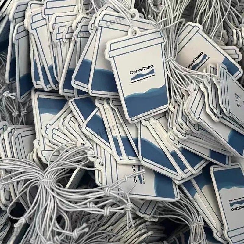 Custom Die Cut Paper Car Air Freshener For Gift