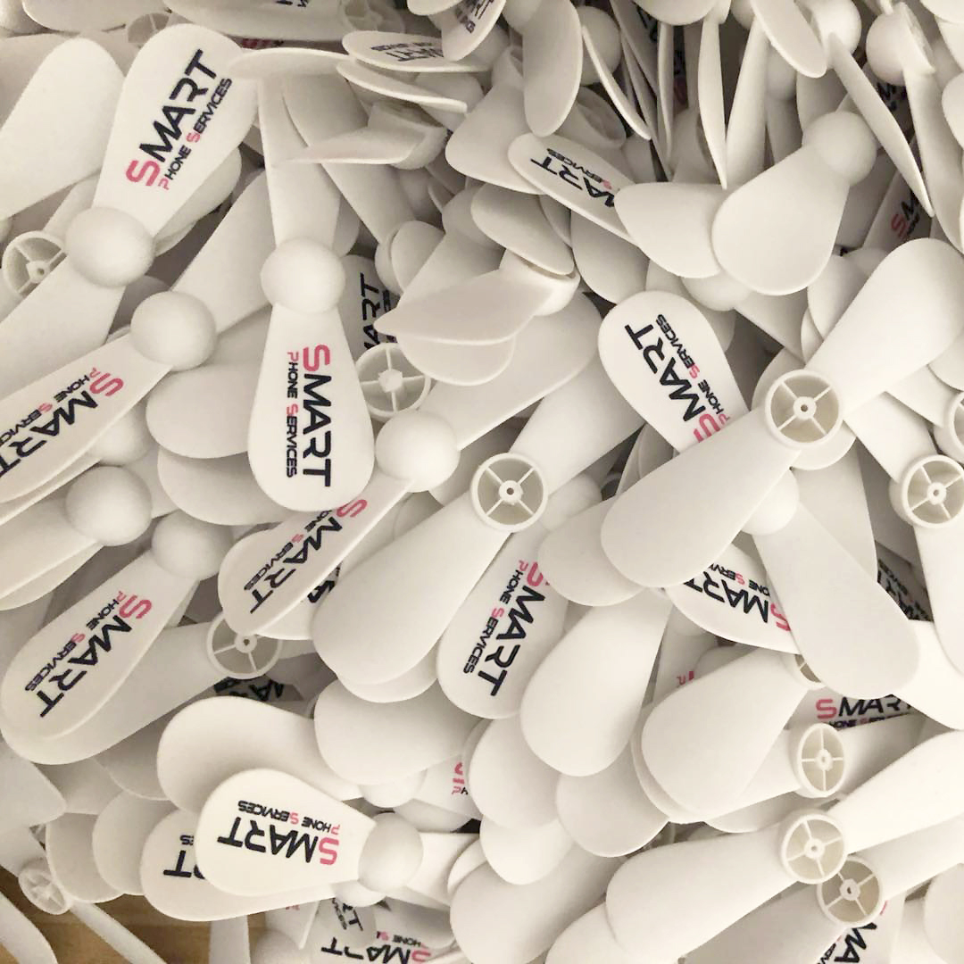 Custom 2 in 1 Mini fan For Android and Iphone Device