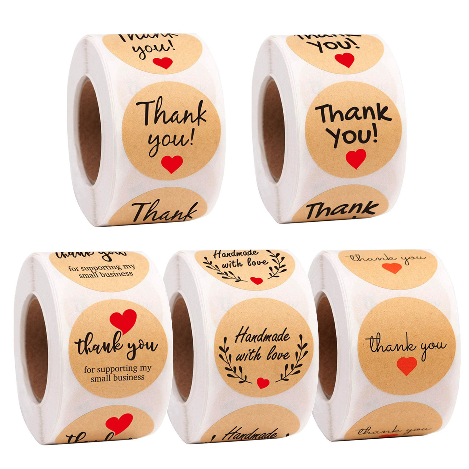 Personalized Stickers with Brand Logo Printed Decals Custom Water Bottle Vinyl Stickers