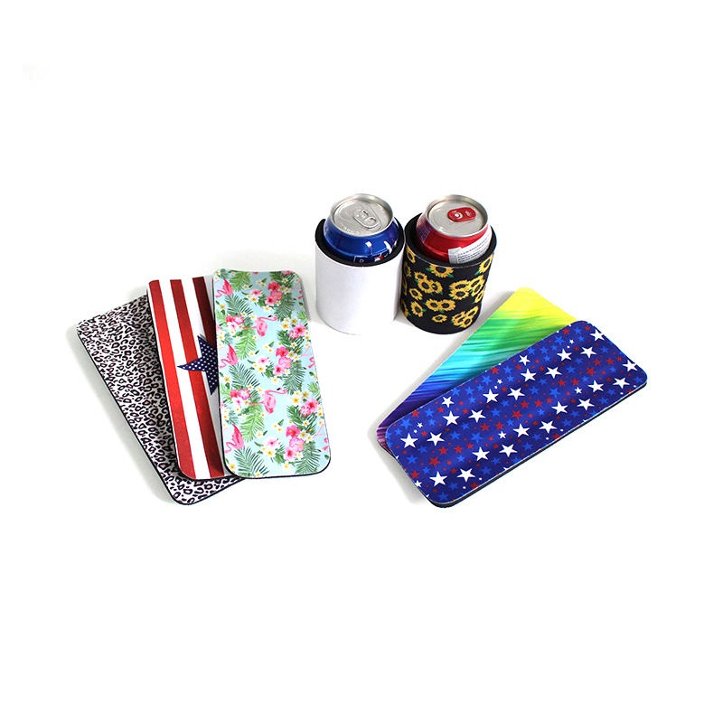 Custom Logo Slap Wrap Neoprene Can Cooler Promotional Slap Koozies