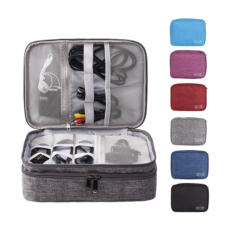Custom Travel Electronics Organizer – Cable Storage Bag for Chargers, Cords, and Gadgets