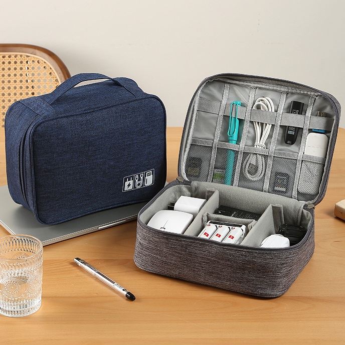Custom Travel Electronics Organizer – Cable Storage Bag for Chargers, Cords, and Gadgets