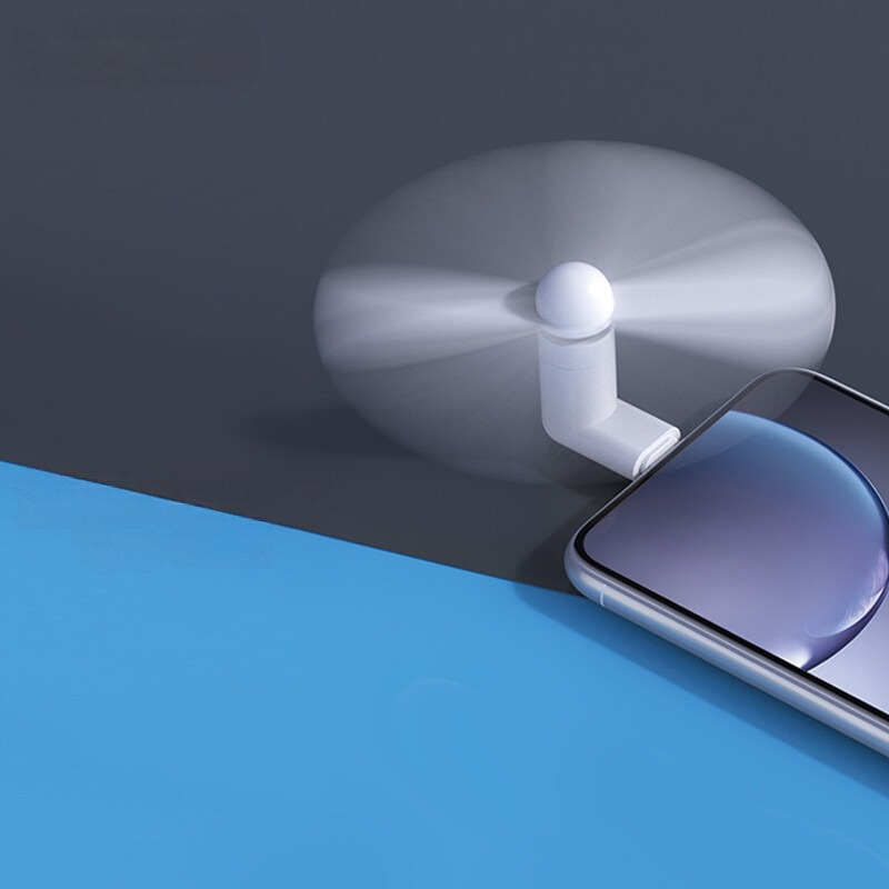 Logo Printed Type-C Mini Fan for Android / Samsung