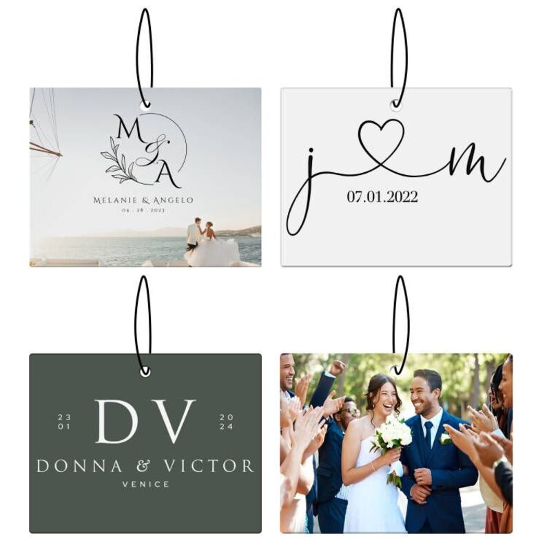 Custom Wedding Air Freshener Printed With Logo