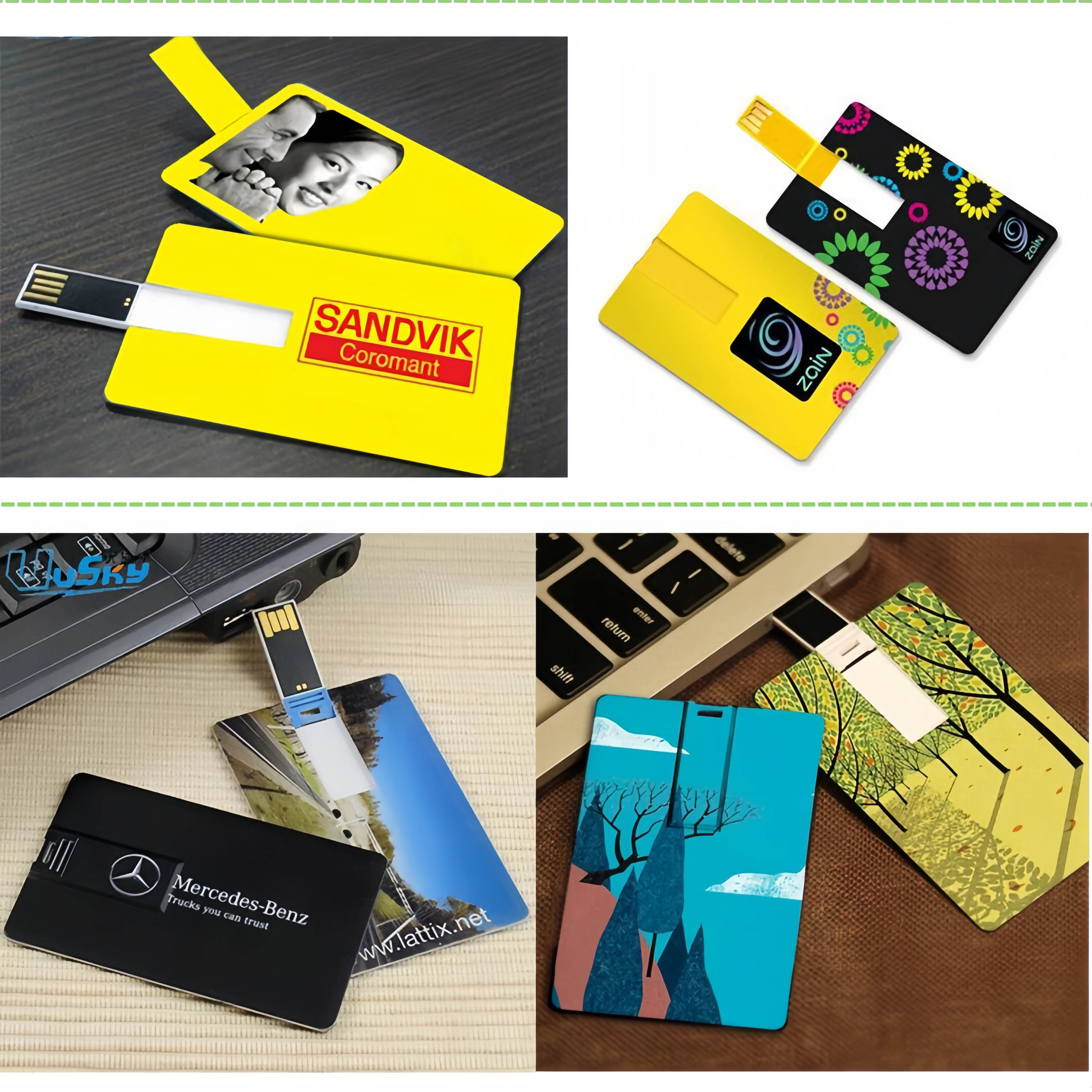 Bulk Credit Card USB Flash Drive Custom USB2.0 Flash Drive Logo Usb Business Card