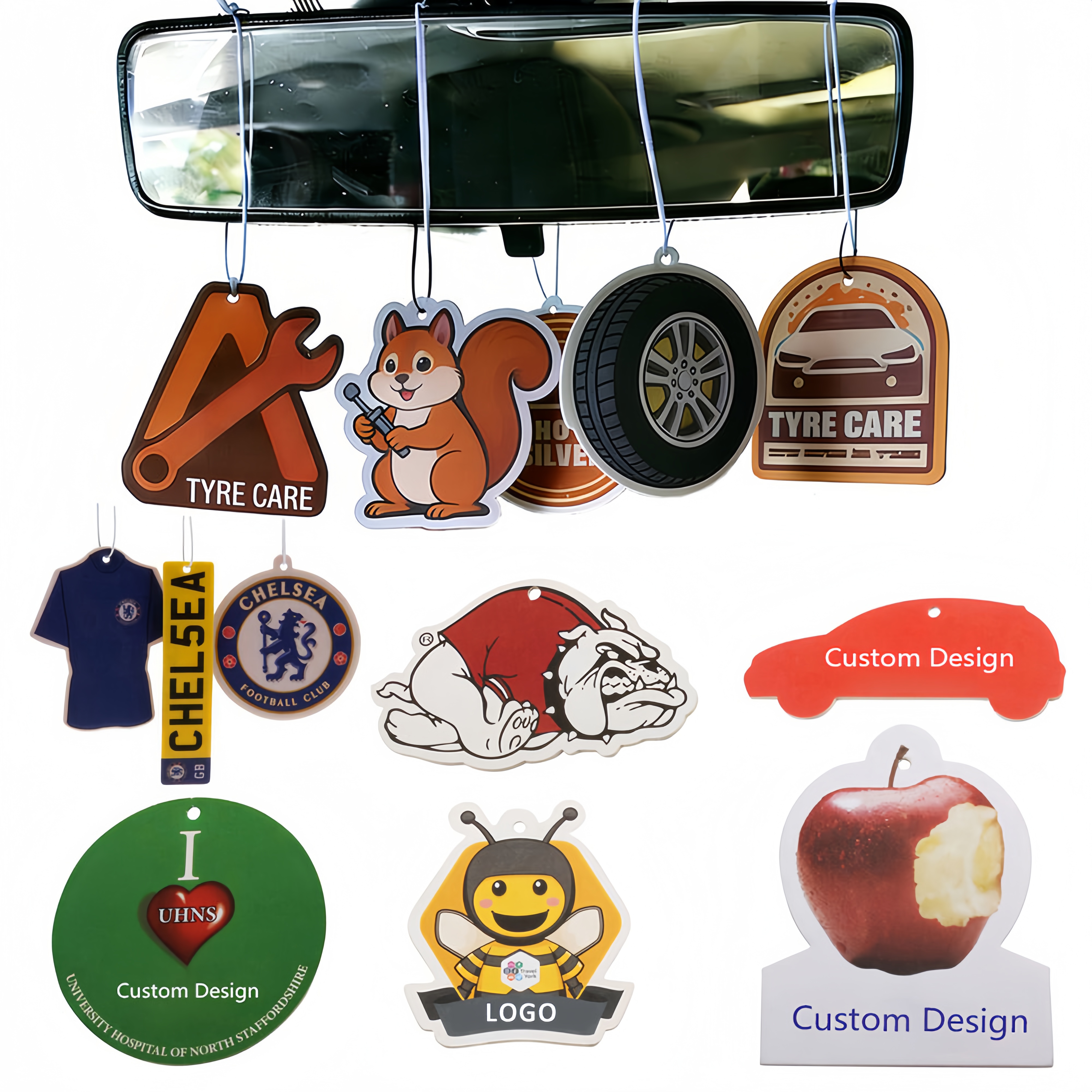 Wholesale Custom Shape Paper Car Air Fresheners