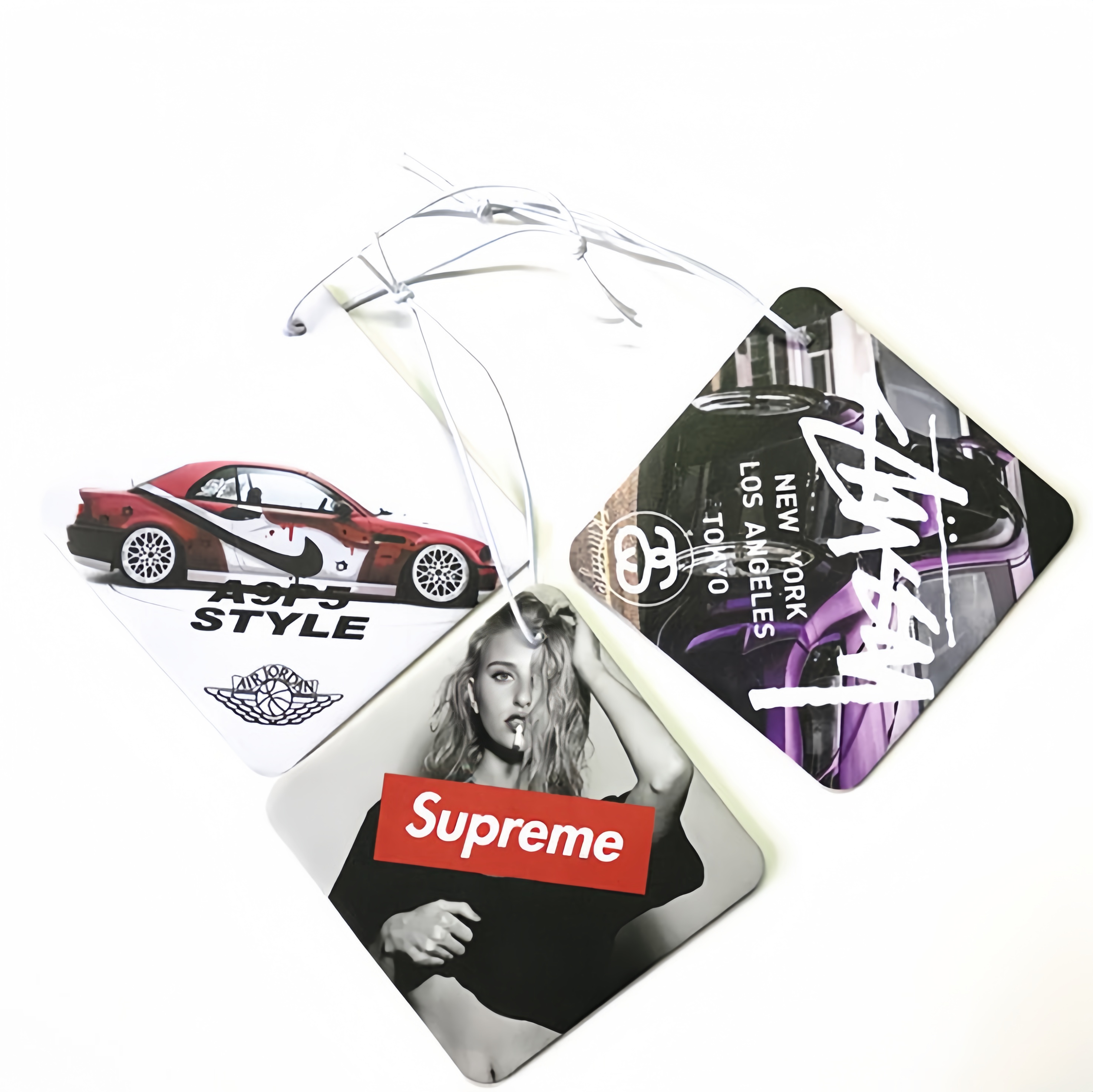 Custom Die Cut Paper Car Air Freshener For Gift