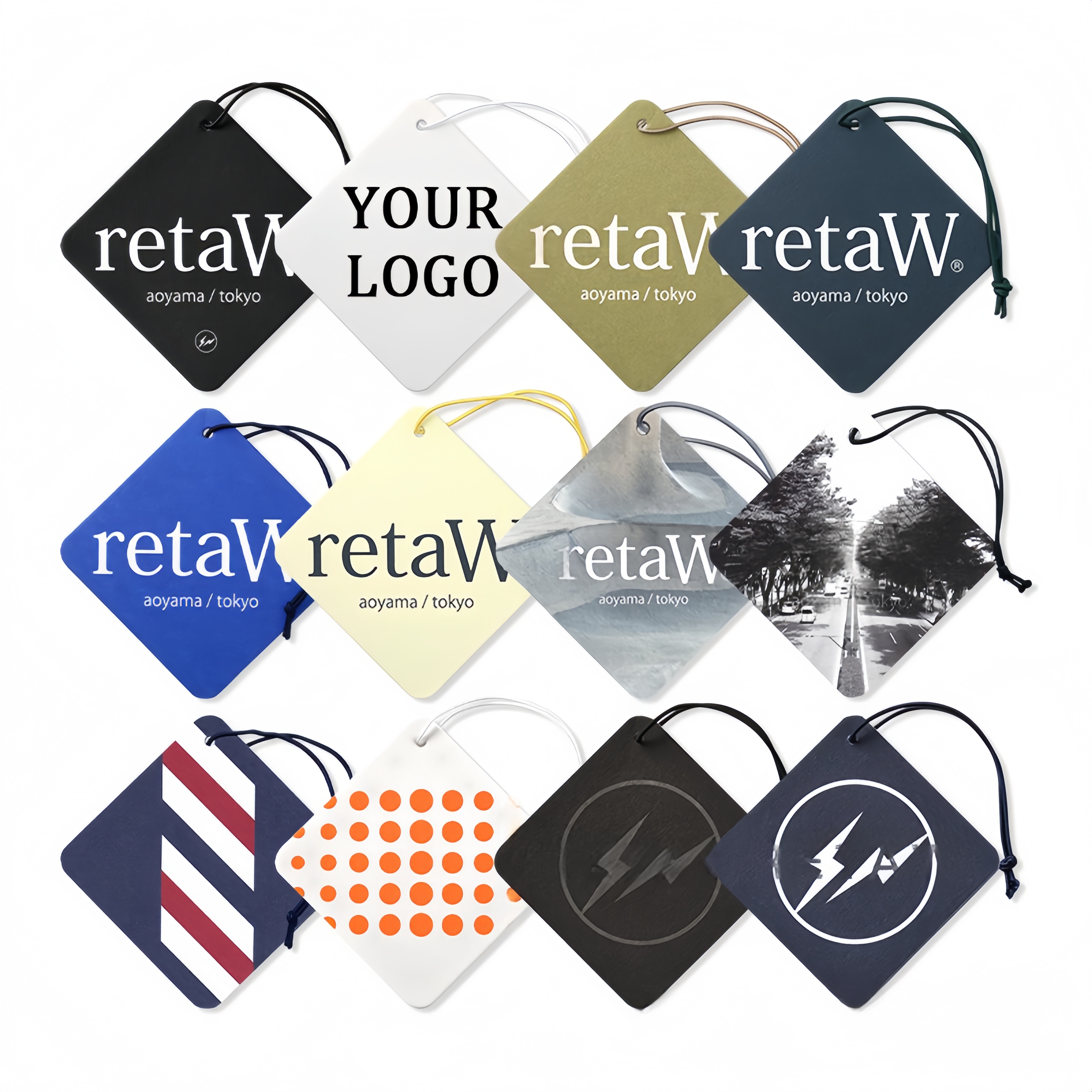 Custom Die Cut Paper Car Air Freshener For Gift