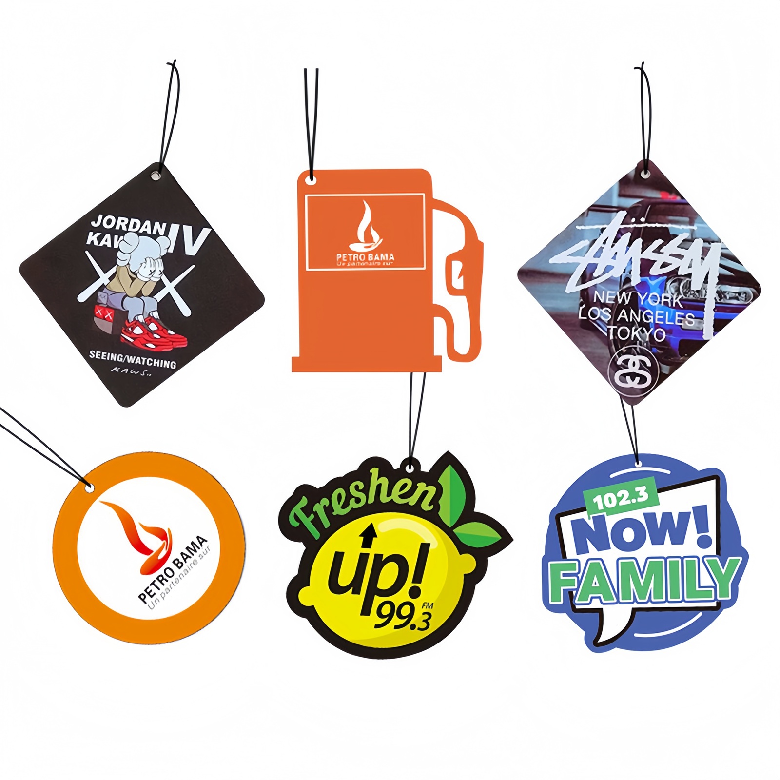 Custom Die Cut Paper Car Air Freshener For Gift