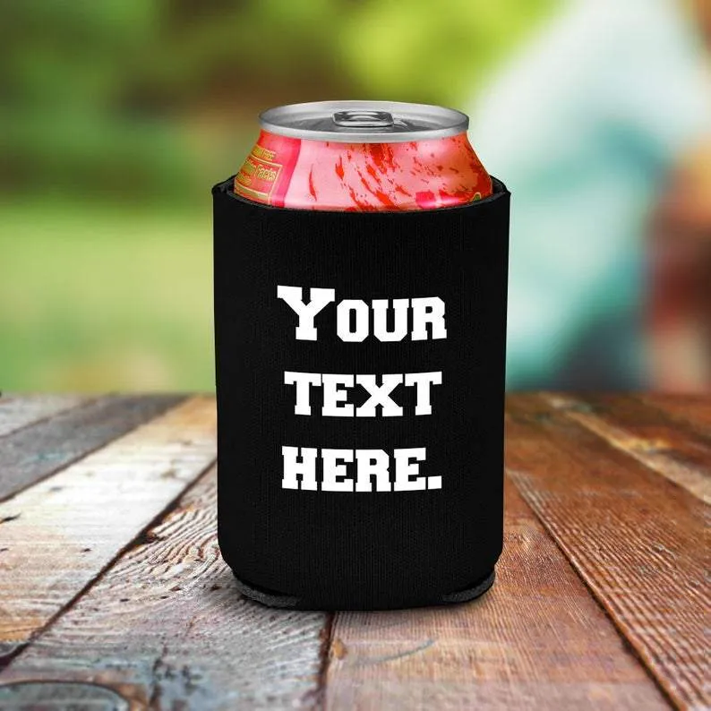Custom Logo 12oz Neoprene Can Cooler Collapsible 350ml Can Holder Koozies