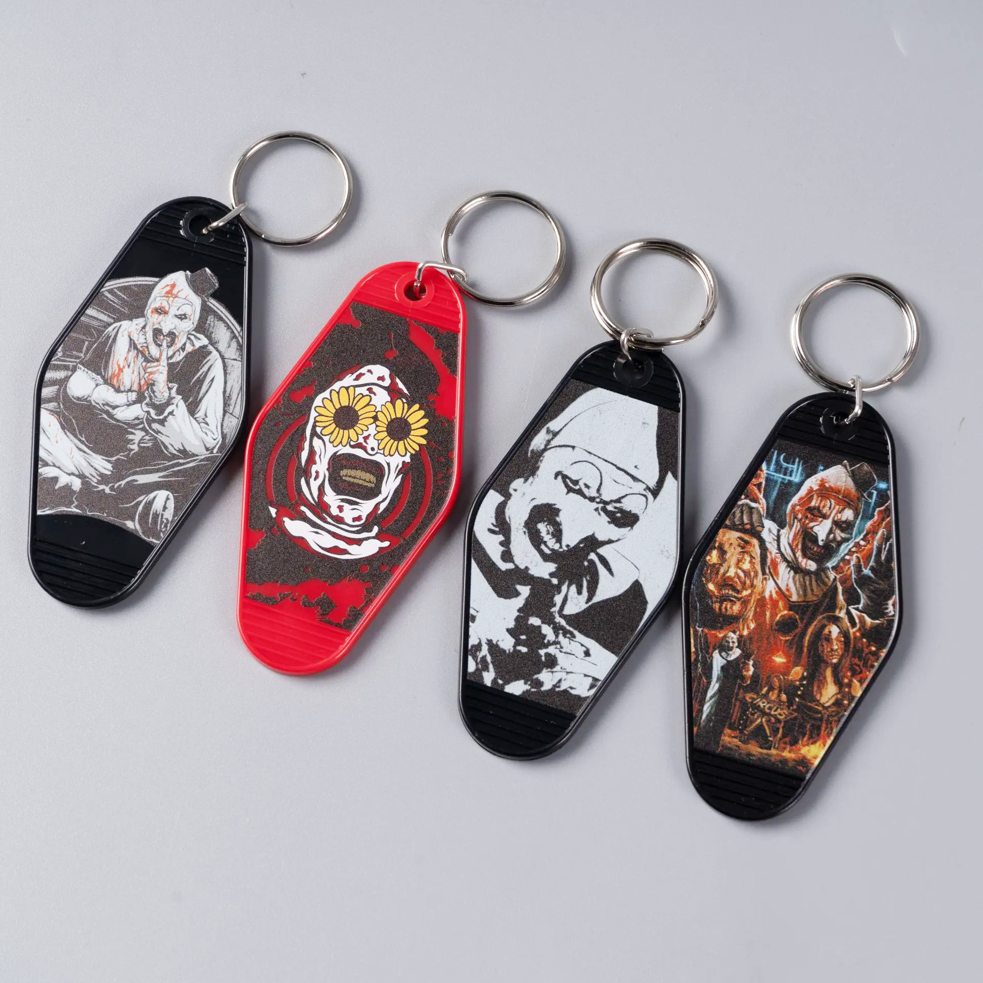 LOW MOQ Custom Plastic Keychain Hotel Key Tags