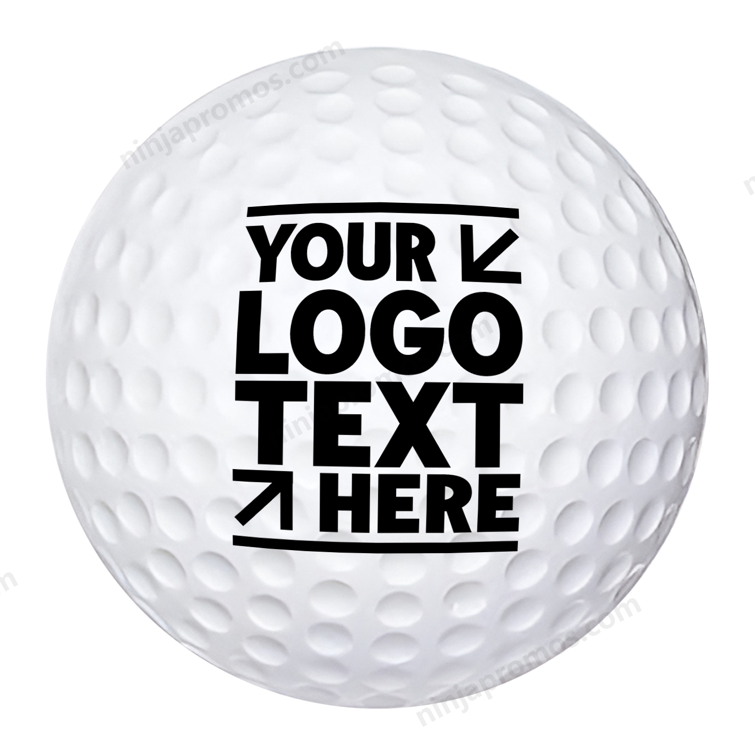 Custom Golf Ball Stress Ball Custom Sport Reliever For Promo Gifts